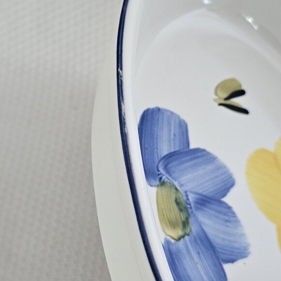 Maxam Italian Daisy Augratin Casserole Bowls 10.7" double portion Portugal set/2 - Picture 11 of 11